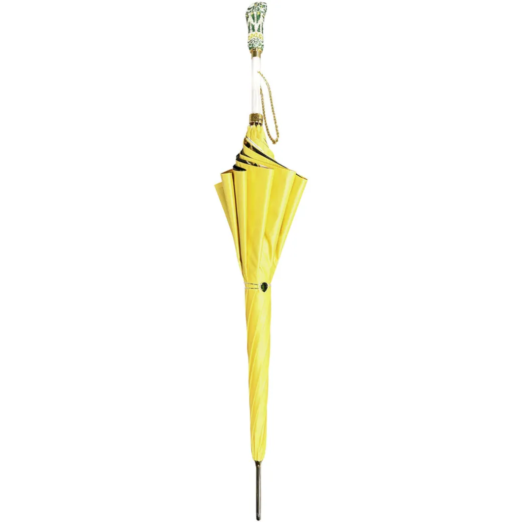 Meraviglioso ombrello oro giallo dal design esclusivo