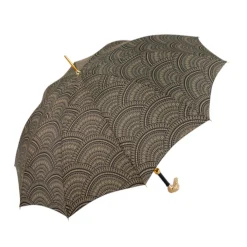 Noble Hound: Decorated Umbrella with Gold-Plated Greyhound Handle