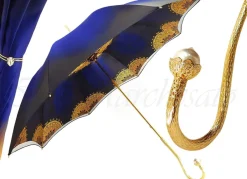 Ombrello alla moda finito in un lussuoso Raso blu