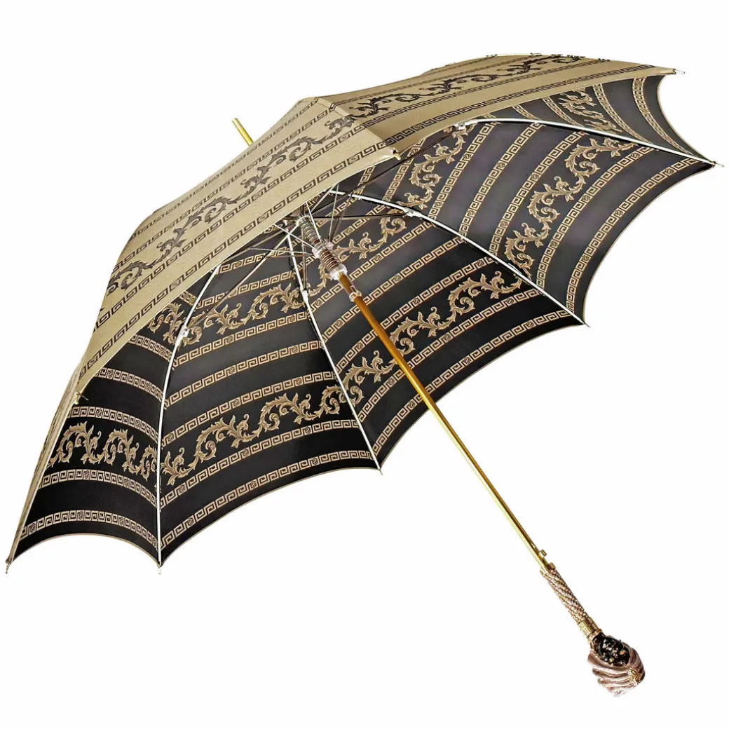 Ombrello azzurro fine ed elegante