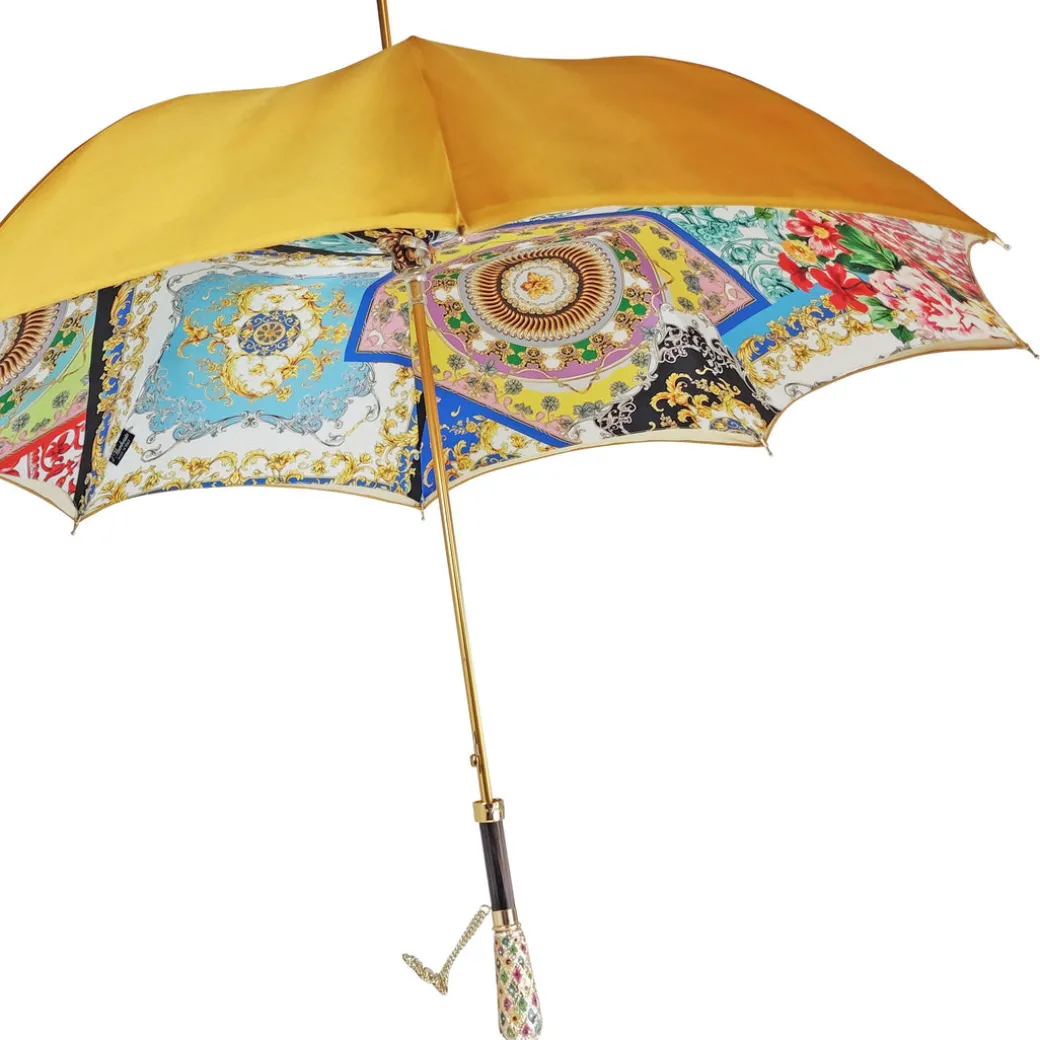 Ombrello azzurro fine ed elegante