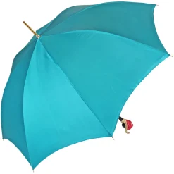 Ombrello azzurro fine ed elegante
