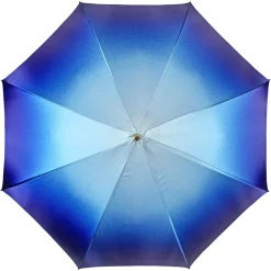 Ombrello azzurro fine ed elegante