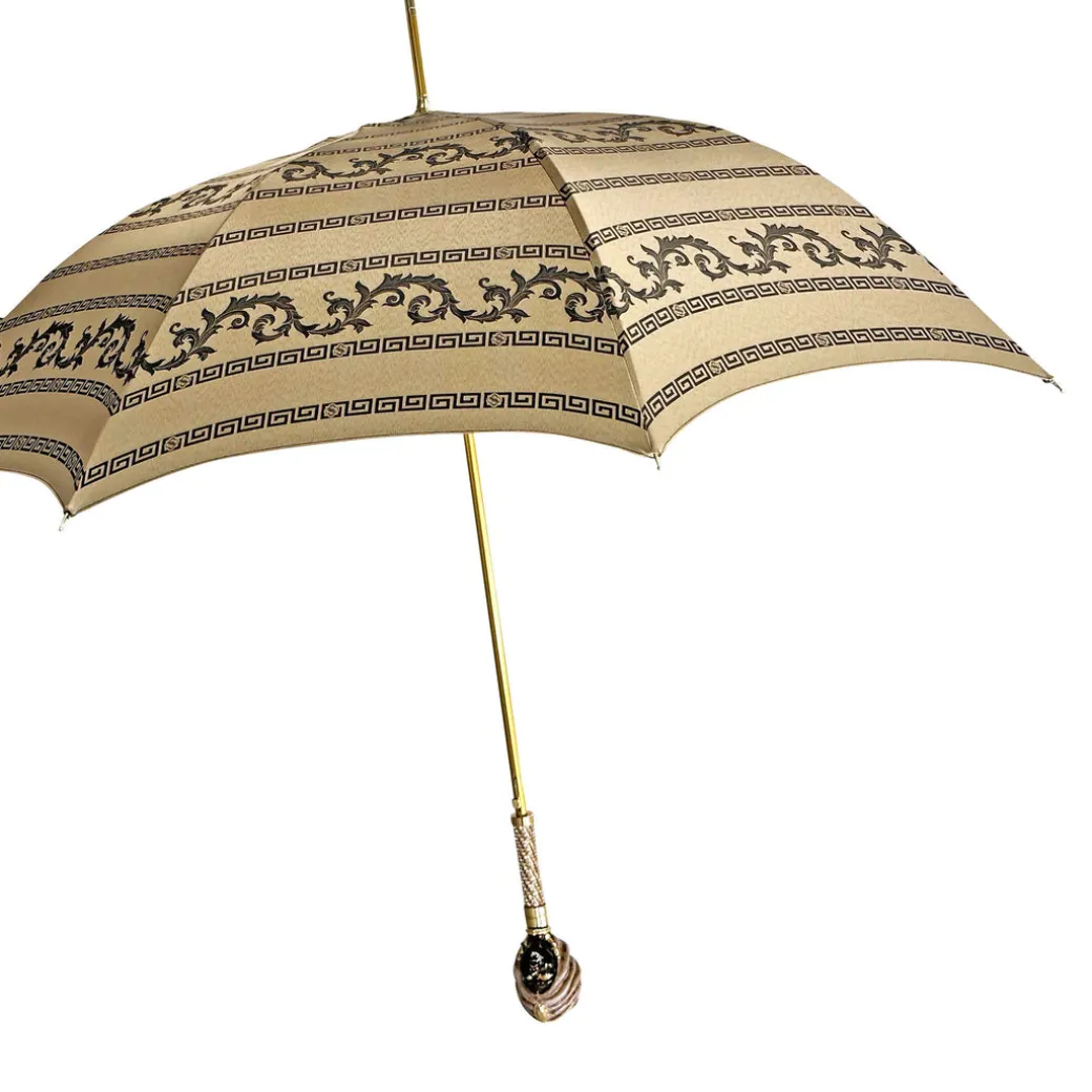 Ombrello azzurro fine ed elegante