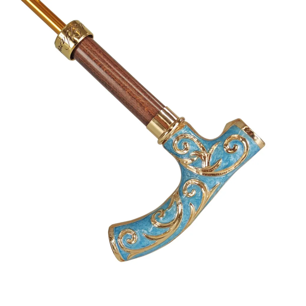 Ombrello azzurro fine ed elegante