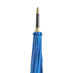 Ombrello blu in legno di faggio nero
