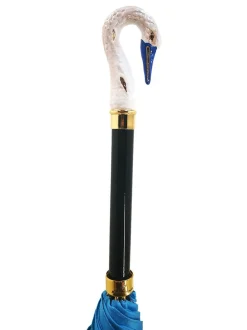 Ombrello Cigno Incredibile Smaltato Su placcatura Oro 24K
