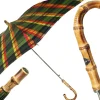 Ombrello con Bamboo scozzese da uomo
