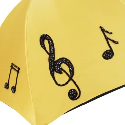 Ombrello con note musicali ricamato a mano - Esclusivo