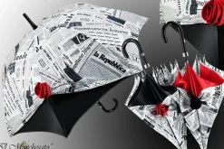Ombrello Con Rosa, Collezione Giornale