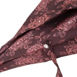 Ombrello con rose Rosa e cristalli Swarovski