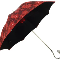 Ombrello con rose Rosse e cristalli Swarovksi