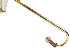 Ombrello crema fatto a mano - Design astratto