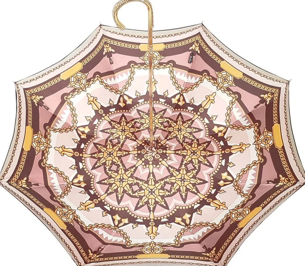 Ombrello da donna affascinante in doppio tessuto - Disegno esclusivo c