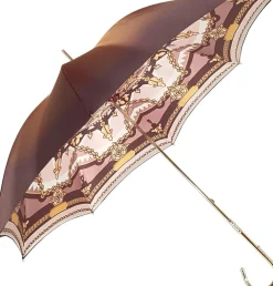 Ombrello da donna affascinante in doppio tessuto - Disegno esclusivo c