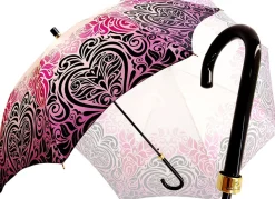 Ombrello da donna classico e luminoso damascato