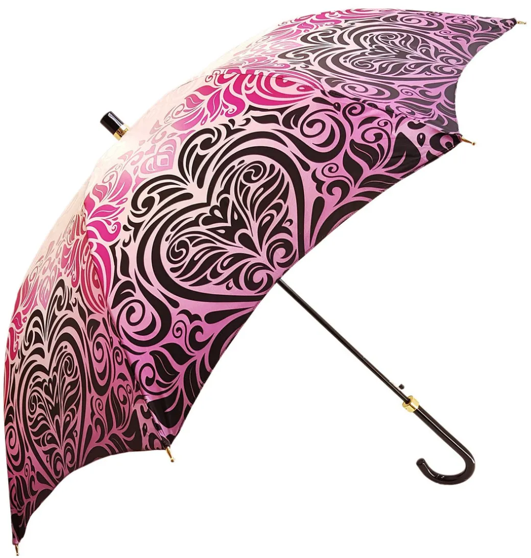 Ombrello da donna classico e luminoso damascato