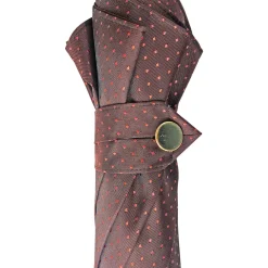 Ombrello da uomo classico con maniglia in pelle