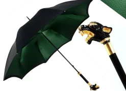Ombrello di lusso con Puma dorato 24K