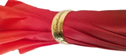 Ombrello doppio tessuto rosso, nuova esclusiva papaveri il Marchesato