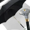 Ombrello elegante Con Doppio Strato In Raso Nero