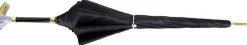 Ombrello elegante Con Doppio Strato In Raso Nero