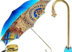 Ombrello esclusivo il Marchesato con greche, corone e animalier