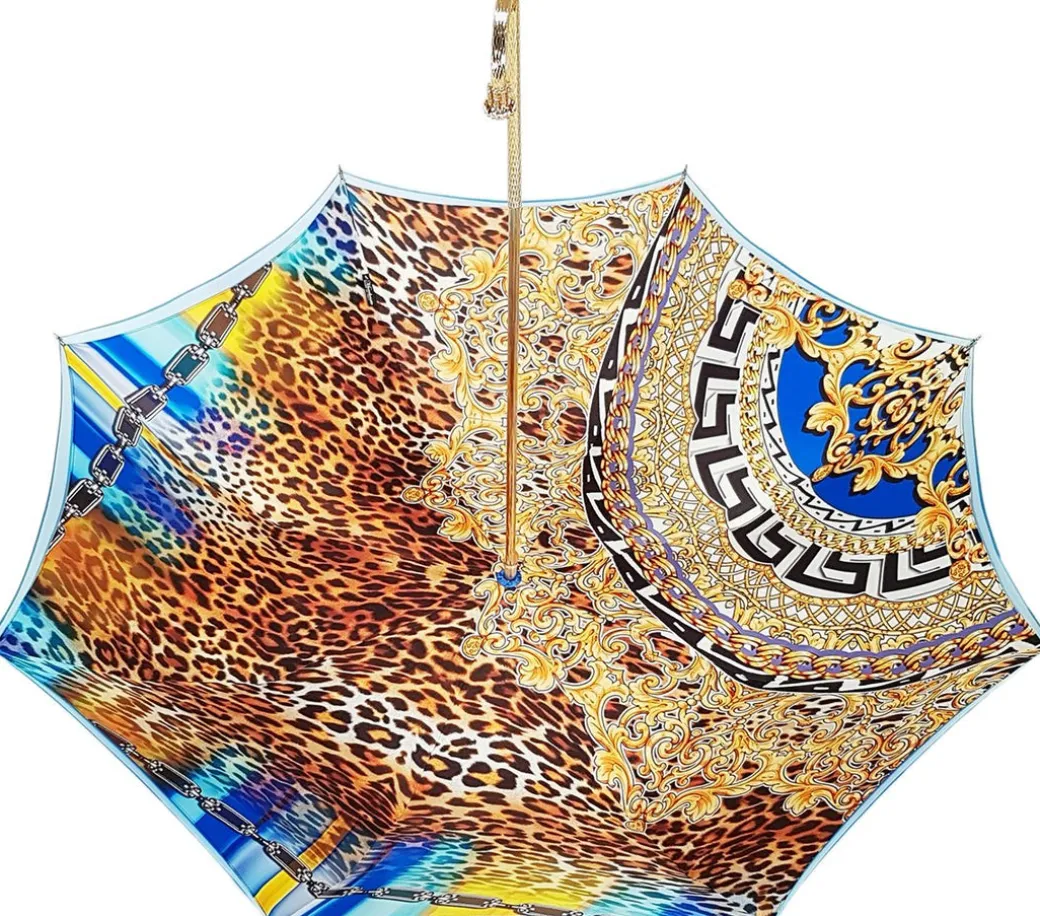 Ombrello esclusivo il Marchesato con greche, corone e animalier