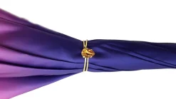 Ombrello estroverso Fuchsia e viola con corone