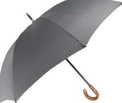Ombrello maschile oversize Nero Extra Forte Tessuto
