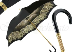 Ombrello nero Semplice ed elegante con design animalier