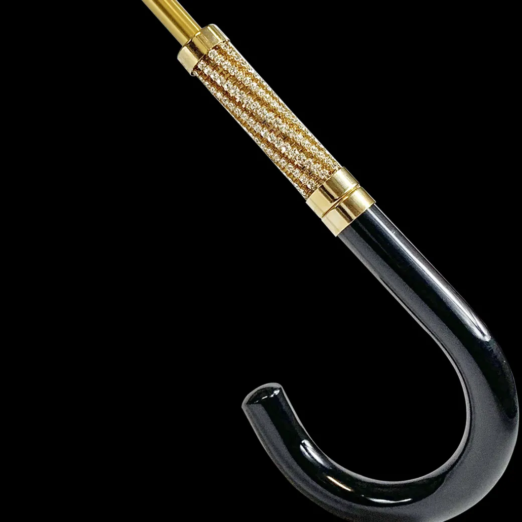 Ombrello nero Semplice ed elegante con design animalier