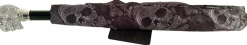 Ombrello pieghevole con teschio placcato argento925 e Swarovski