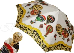Ombrello pieghevole da donna con mongolfiere