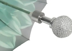 Ombrello pieghevole da donna - antivento - cristalli Swarovski