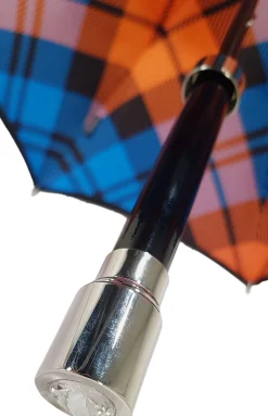 Ombrello scozzese multicolre sfizioso da uomo a doppio tessuto - Manic
