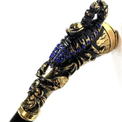 Originale Scorpione con cristalli Zaffiro
