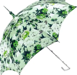 Parasole verde floreale