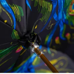 Peacock Elegance – Exotic Feathers, Ostrich Leather Luxury