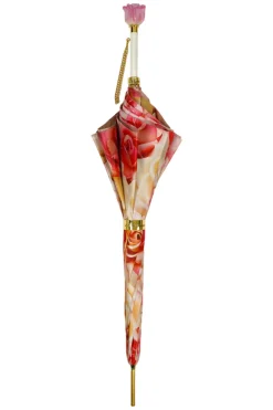 Premium Craft Umbrella with Beautiful Hand-Painted Rose Detail