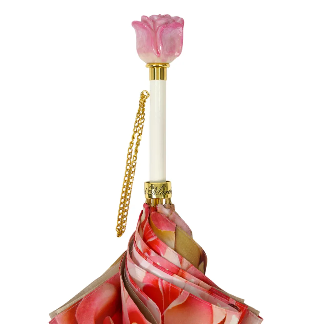 Premium Craft Umbrella with Beautiful Hand-Painted Rose Detail
