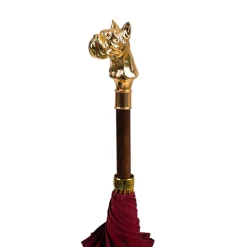 Premium Men's Exclusive Luxury Umbrella with 24K dog handle