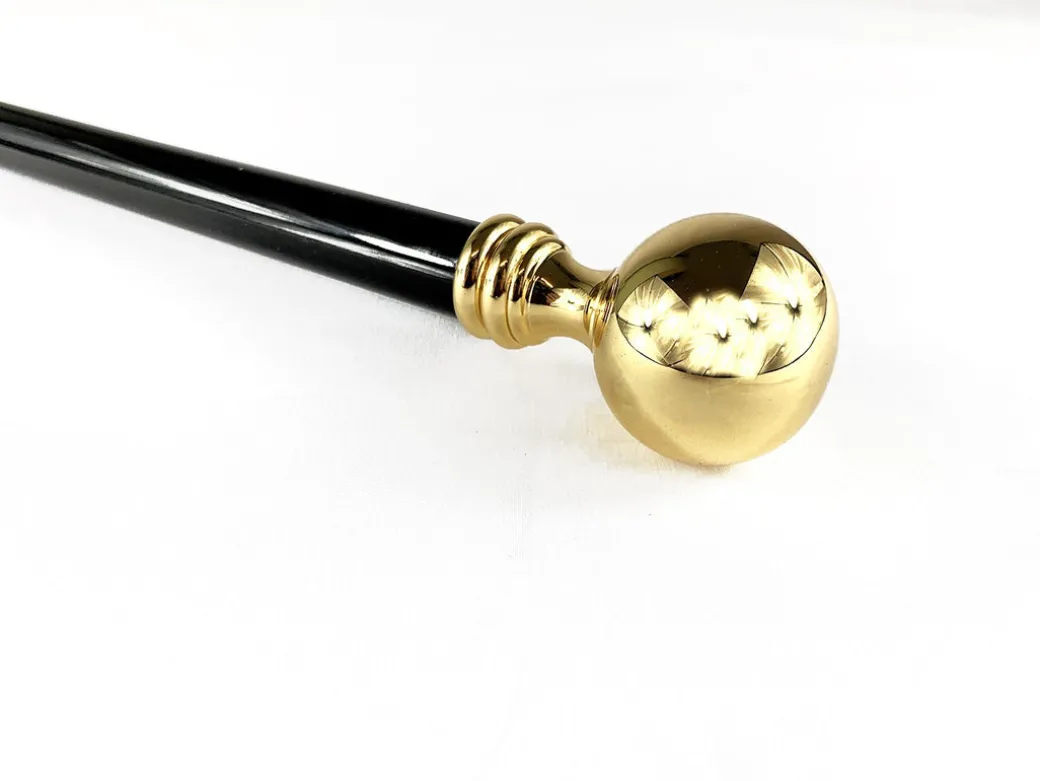 Sfera in ottone placcata oro 24K