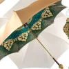 Splendido Ombrello Color Crema Con Doppio Tessuto