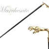 Stick a passeggiata jaguar gold -placcata 24k