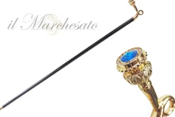 Stick a piedi - robusta maniglia ottica da 24k oro.