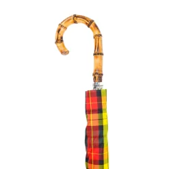 Stylish Tartan Bamboo Umbrella
